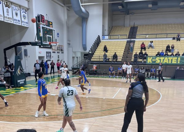 The Lady Thorobreds fall to Allen 66-57